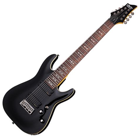 Schecter Omen String Electric Guitar Black At Gear Music