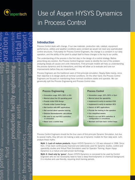 PDF Aspen Hysys Dynamics Process Control DOKUMEN TIPS