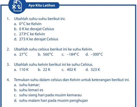 Kunci Jawaban Ipa Kelas Halaman Mengubah Suhu Celcius Kelvin