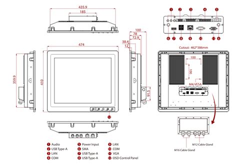 Panel PC étanche ATEX certifié zone 2 tactile capacitif