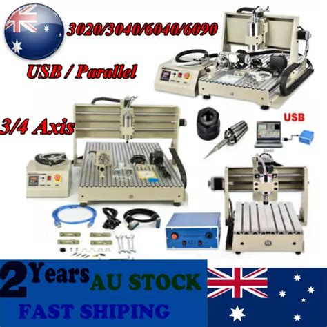 PARALLEL 3 4AXIS CNC 3040 6040 6090 Router Engraver Drilling Milling