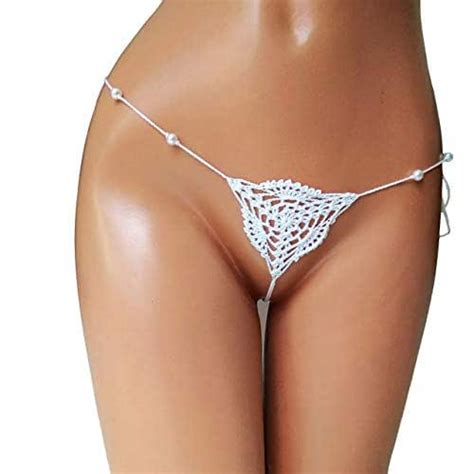 Amazon Crochet Extreme Micro Bikini Bottom G String Thong Sexy For