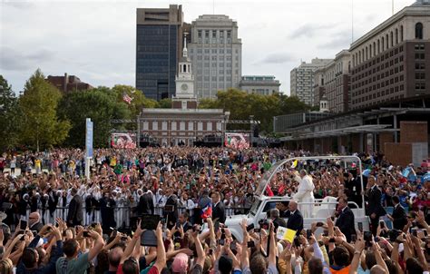 In Philadelphia Pope Francis Challenges Americans To Live Up To Nation