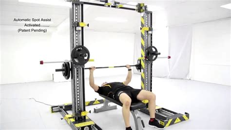 Bench Press With Automatic Spot Assist Youtube