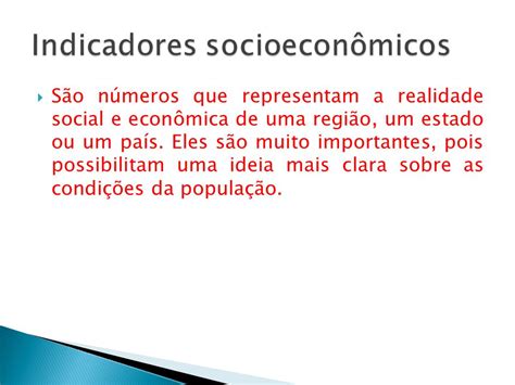 Indicadores Socioecon Micos Do Brasil Ppt Carregar