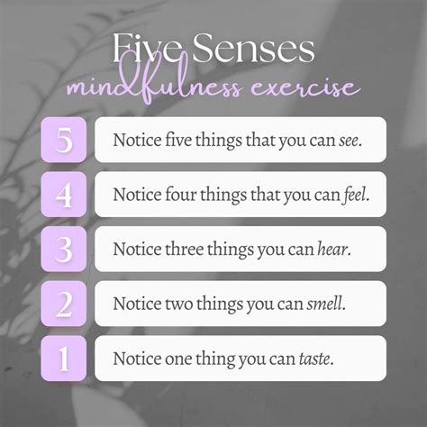 5 Senses Mindfulness Exercise Two Step Social