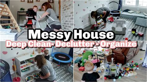 Extreme Whole Messy House Clean Declutter Organize Cleaning Motivation