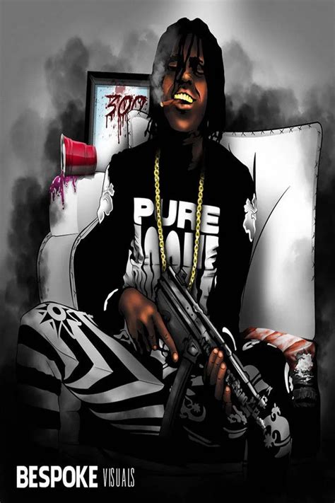 Chief Keef American Hip Hop Rapper Music Wall Sticker Art Poster