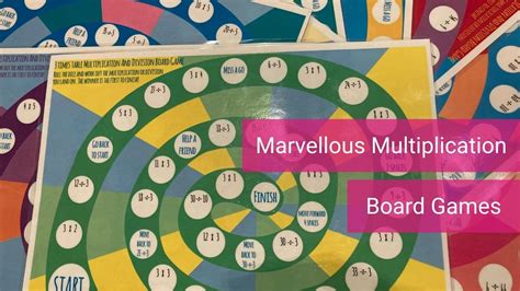 Marvellous Multiplication Board Games Twinkl