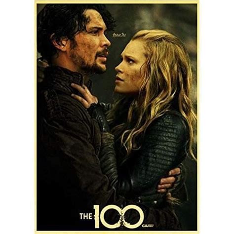 AFFICHE Affiche Vintage TV Series The 100 Poster Wall Decor Print Wall