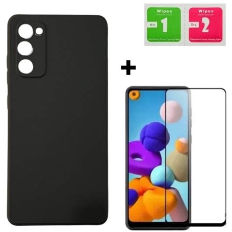 Case Silicone Aveludada Película 3D Para Samsung S20 FE Capa em