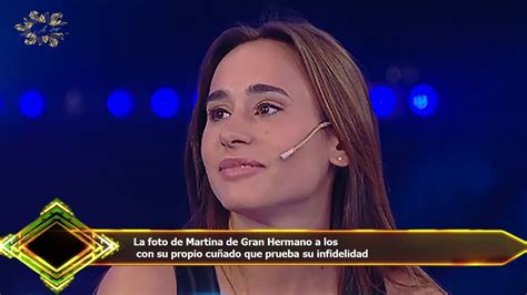 La Foto De Martina De Gran Hermano A Los Con Su Propio Cuñado Que Prueba Su Infidelidadargh1