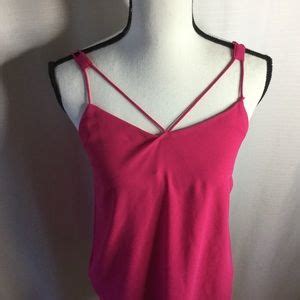 Naked Zebra Tops Naked Zebra Pink Camitank Cute Strap Detail Poshmark