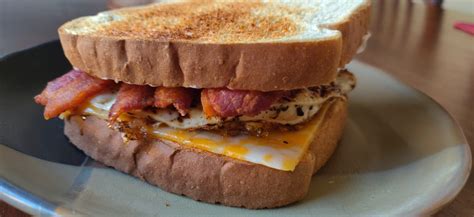 Fried Egg, Bacon & Cheese Sandwich Recipe - Food.com