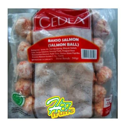 Jual BAKSO SALMON SALMON BALL CEDEA 500 GRAM Shopee Indonesia