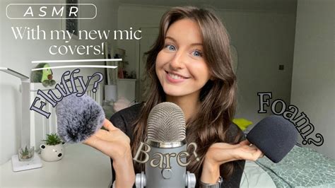 Asmr Testing Out My New Mic Covers 🫧 Mic Scratching Mic Brushing And