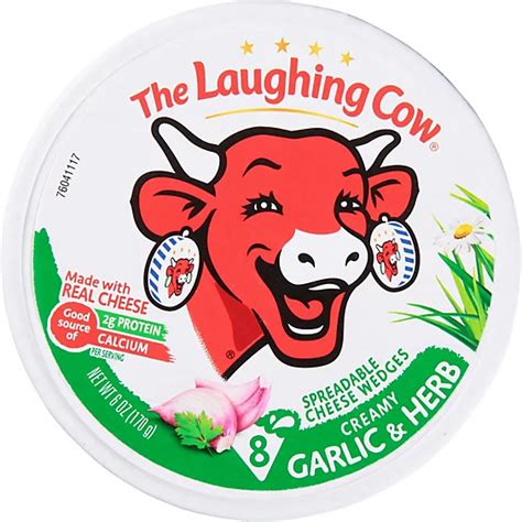 The Laughing Cow Creamy Garlic And Herb Cheese Spread 6 Oz Safeway