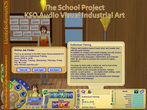 Sims 2 Idea - LientebollemeiS2I - It's the a school system created as ...