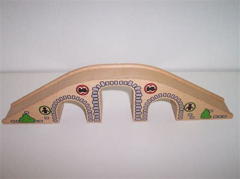 BRIO Wooden Train Drive N Go Bridge Overpass 33474 Fits Thomas Track ...