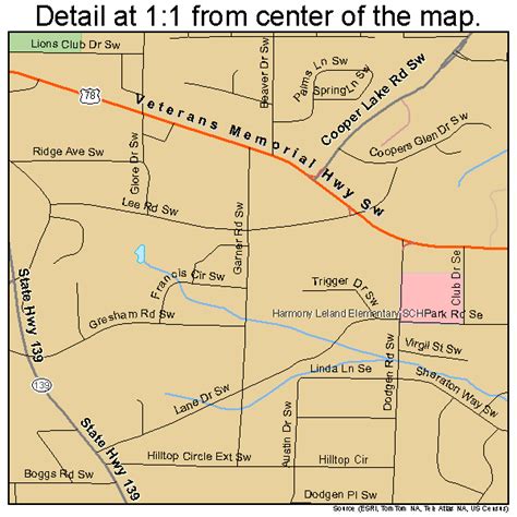 Mableton Georgia Street Map 1348288