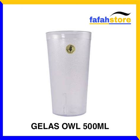 Jual Gelas Akrilik Owl 500 Ml Owl Food Court Gelas Mika Gelas Es