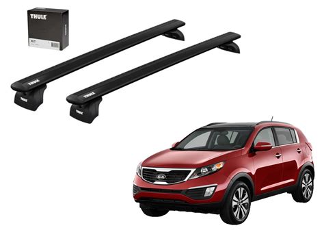 Juego Barras Thule Wingbar Evo Black Kia Sportage Iii Tucson Tiggo