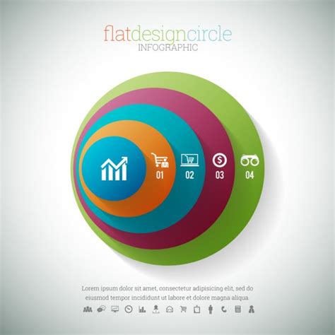 Circular Arrow Progress Chart Infographic Stock Vector Image By