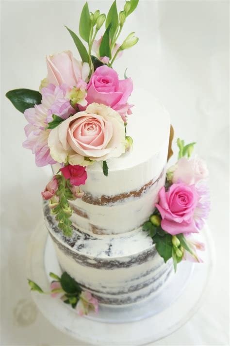 The Semi Naked Cake The Sugar Kitchen