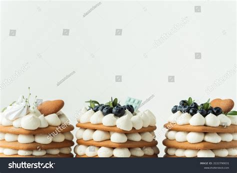 Layered Naked Cakes Cream Cheese Filling Stock Photo 2222790031 Shutterstock