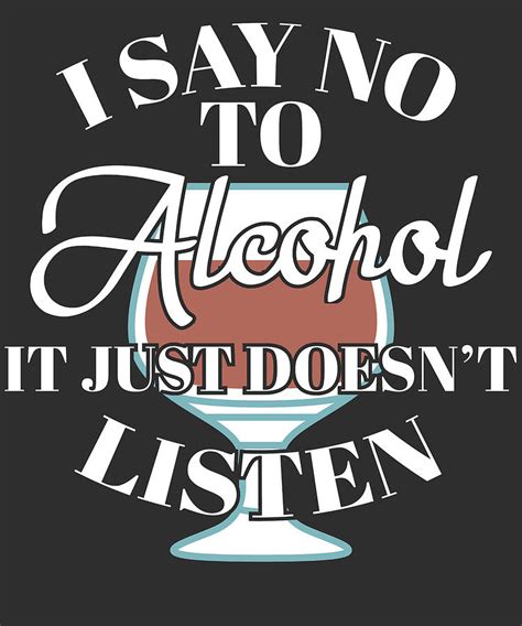 Say No To Alcohol Poster