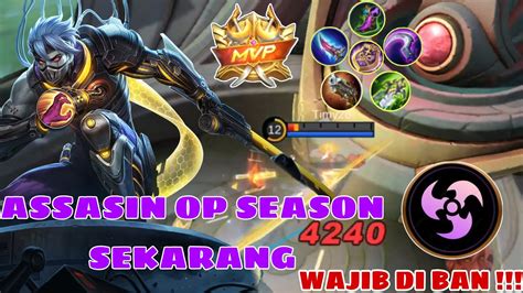 ASSASIN OP SEASON SEKARANG HAYABUSA GAMEPLAY MOBILE LEGENDS YouTube