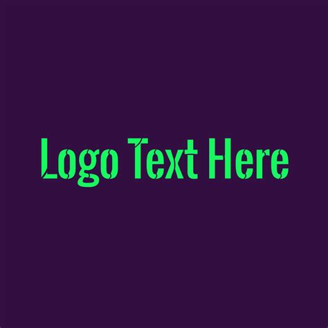 Green Stencil Wordmark Logo | BrandCrowd Logo Maker