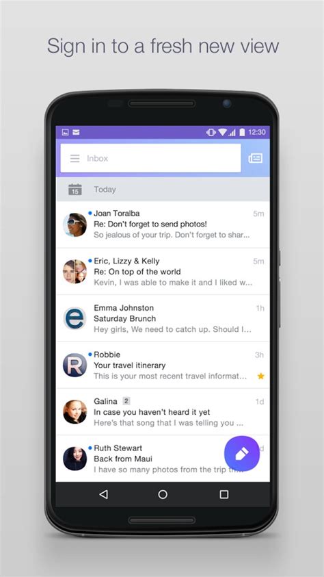 Hq Images Yahoo App Store Android Yahoo Reveals Revamped Mail App