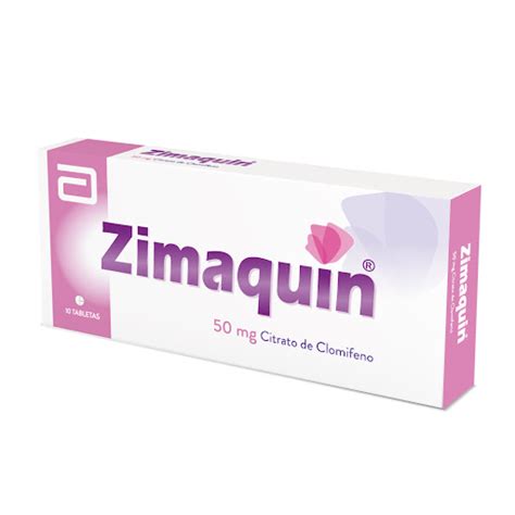 Zimaquin Citrato De Clomifeno 50 Mg Abbott Caja X 10 Tabletas Caja