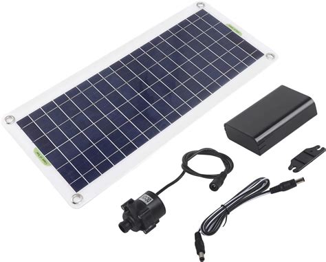 Solar Teichpumpe Solar Wasserpumpen Kit Polykristalline Solarzellen