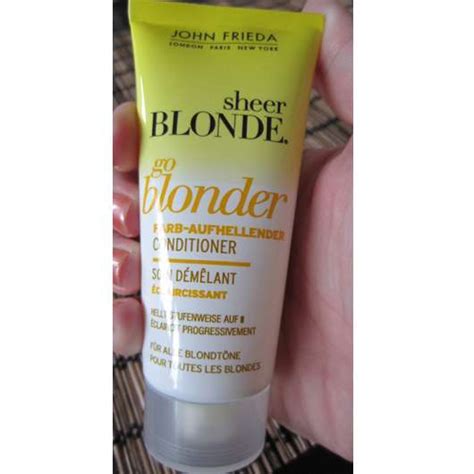 Test Sp Lung John Frieda Sheer Blonde Go Blonder Farb Aufhellender