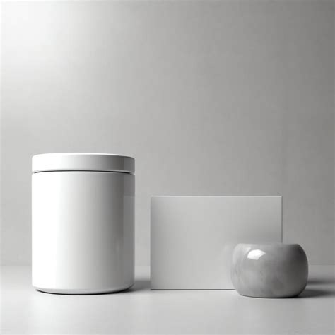 premium ai image blank white products