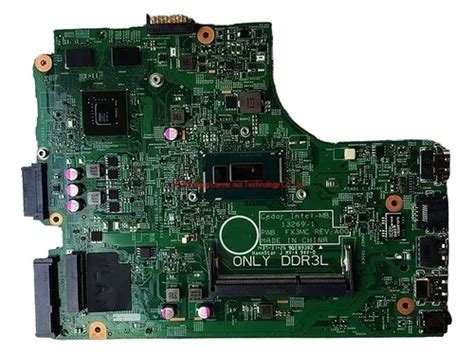 Placa Mãe Dell Inspiron 3442 3443 3542 Core I3 Gpu Fx3mc