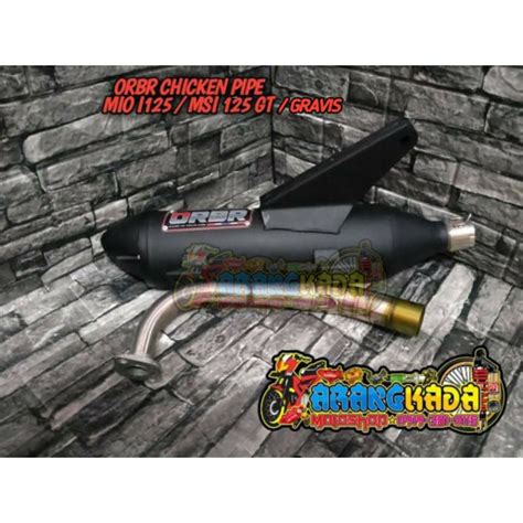 Orbr Chicken Pipe V2 For Mio I125 Msi125 Gravis Mio Gear Shopee