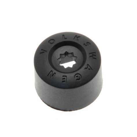 VW Wheel Bolt Cap (17mm, Volkswagen, Standard) 1K06011739B9 by Genuine ...