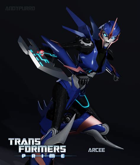 Transformers Prime Arcee 3d Blender Model Andrew Au Transformers