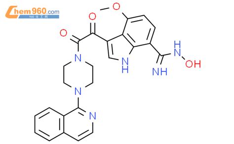 827597 30 8 1H Indole 7 Carboximidamide N Hydroxy 3 4 1