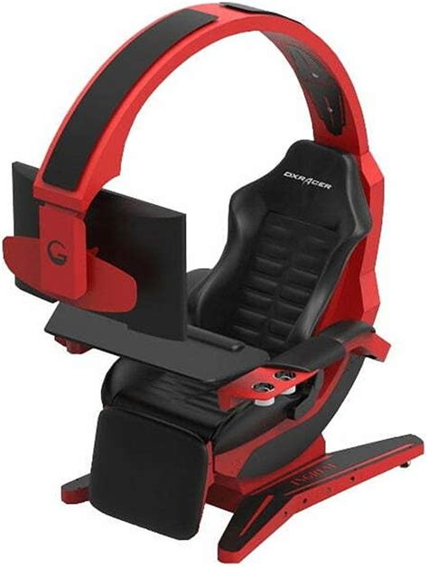 DXRacer Ingrem T7 Coding Pod Supports Up To 49 Monitor Back Rest