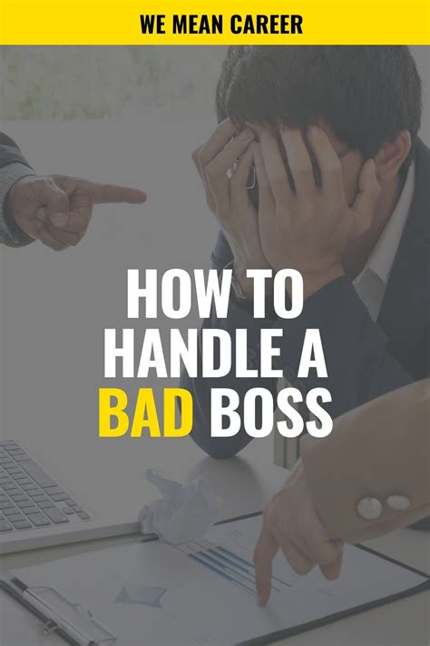 7 Top Tips For Dealing With A Difficult Boss In 2021 Bad Boss Financial Tips Career Advice