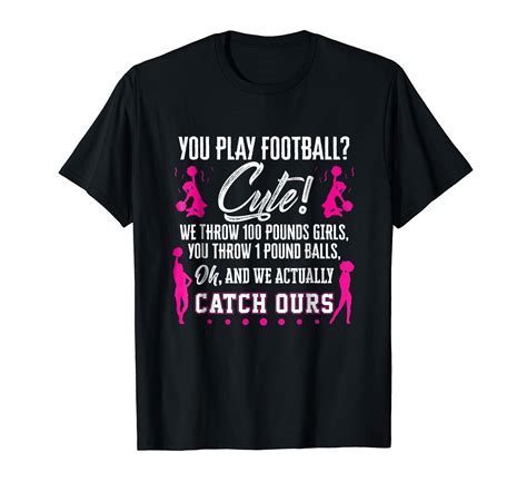 ‘you Play Football Cute Cute Cheerleading Football Shirt Ln Lntee