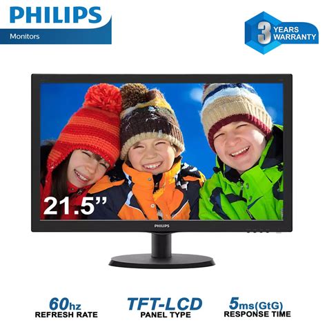 Philips V Lhsb Full Hd Lcd Monitor With Smartcontrol Lite And