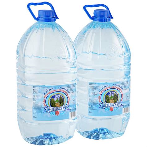 Вода питьевая Козельская негазированная 2 штуки по 5 л купить по низкой ...