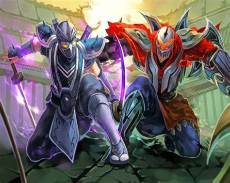 Zed And Shen League Of Legends Paint By Number Num Paint Kit