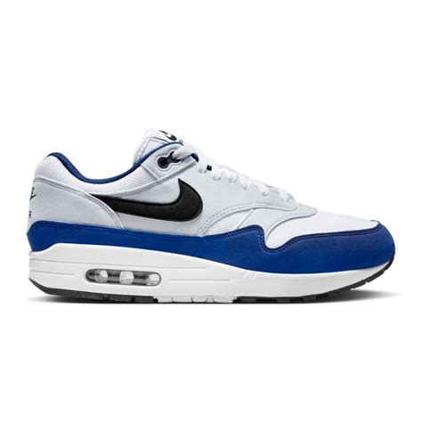 nike men air max 1 white black deep royal blue