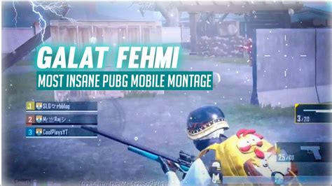 Galat Fehmi 💔 Most Insane Pubg Mobile Beatsynced Montage Cool Plays